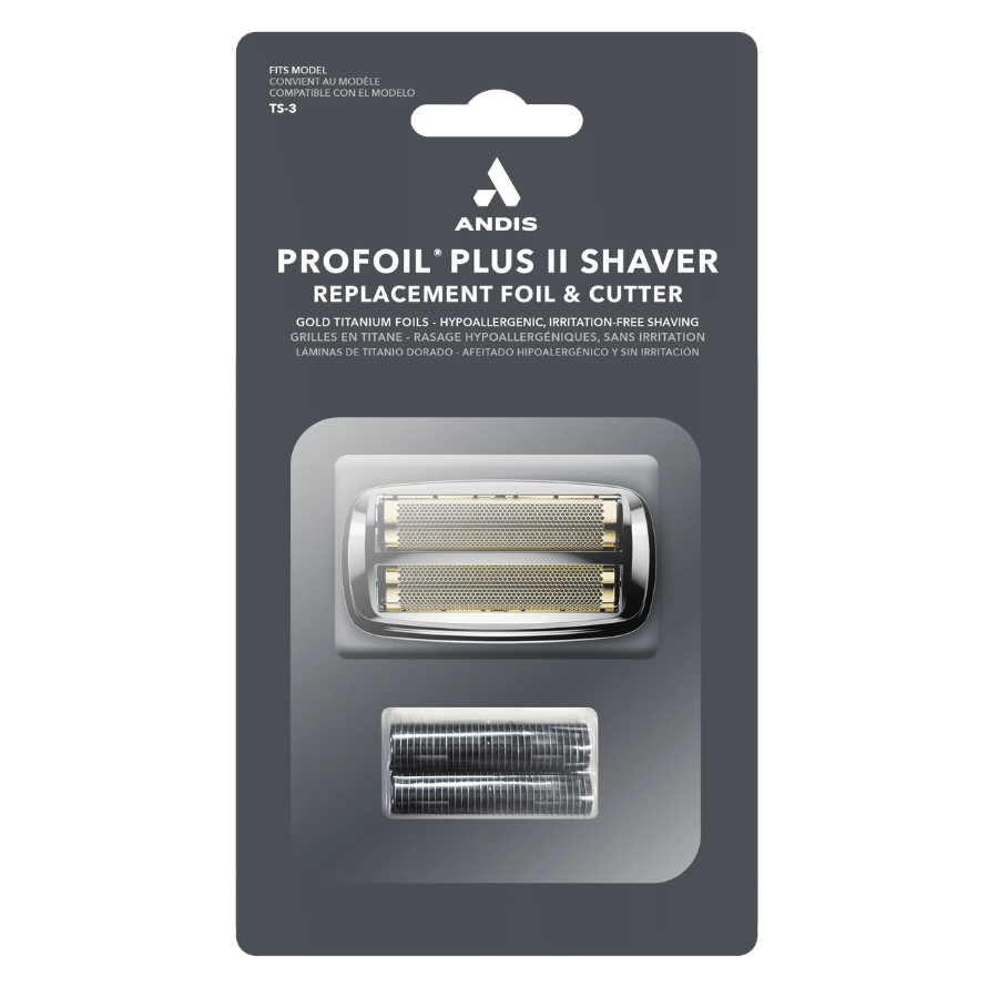 Andis TS3 Profoil Plus 2 Shaver Replacement Foil and Cutter - Black