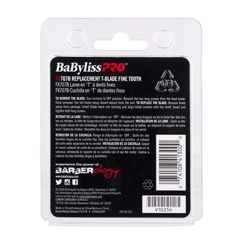 Babylisspro Graphite Adjustable Zero Gap Fine Tooth Trimmer Blade
