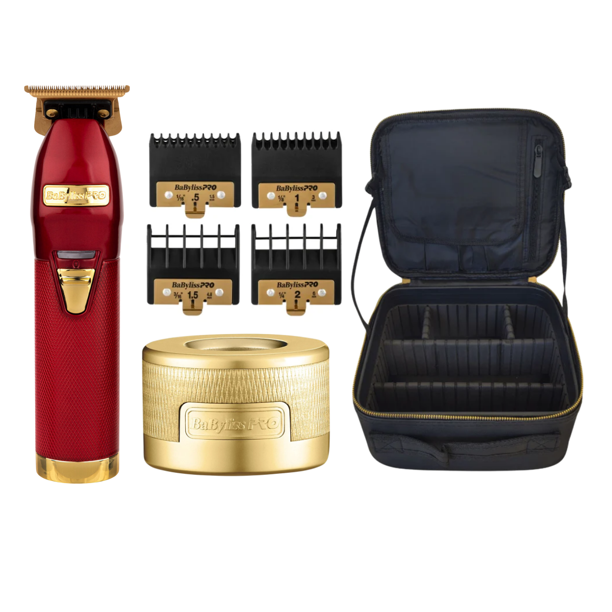 BaBylissPRO FX Skeleton Red Trimmer Pack – BarberCo