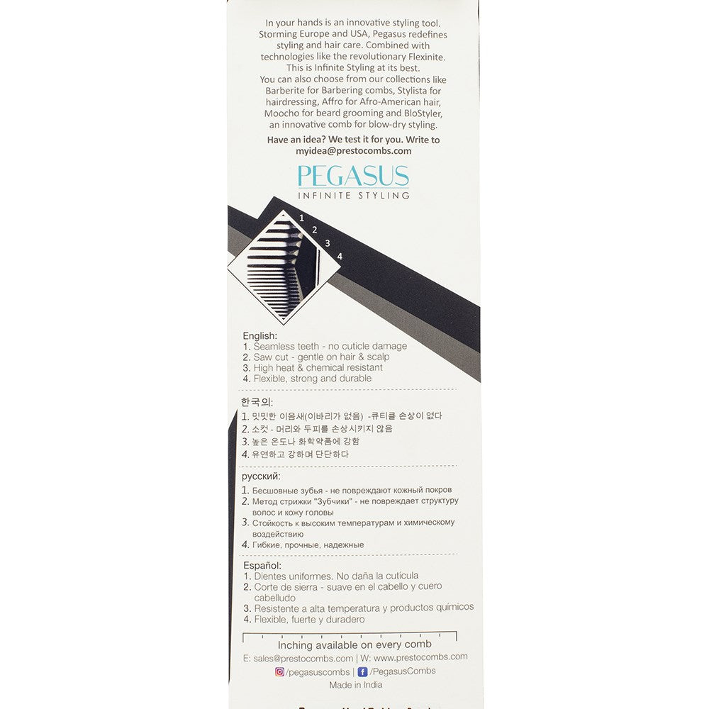 Pegasus No 101 Plastic Tail Comb