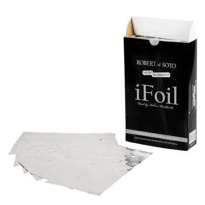 Robert Desoto Ifoil 18 Micron Pre Cut Foil 550 Sheets 120 X 200mm - Silver