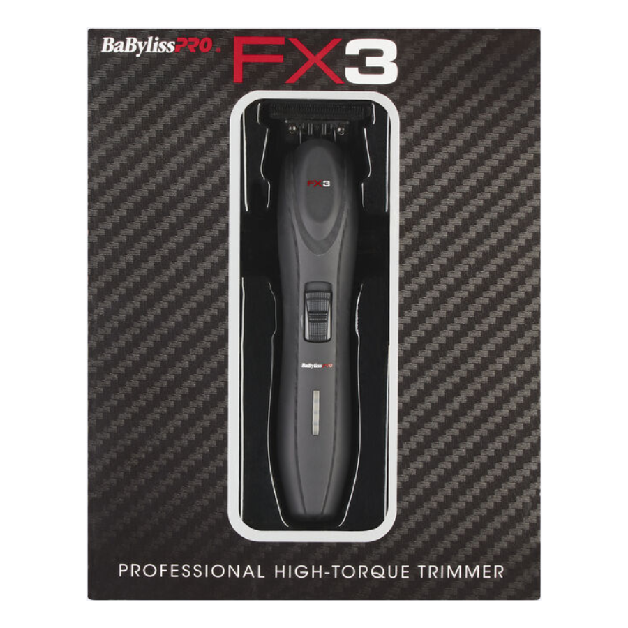 BaBylissPRO FX3 Professional High Torque Trimmer - Black