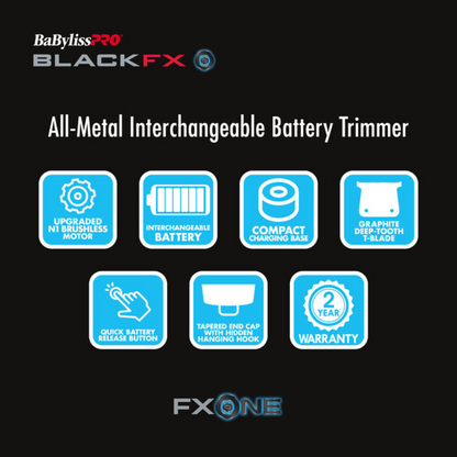 BaBylissPRO FXONE BlackFX Trimmer (Preorder)