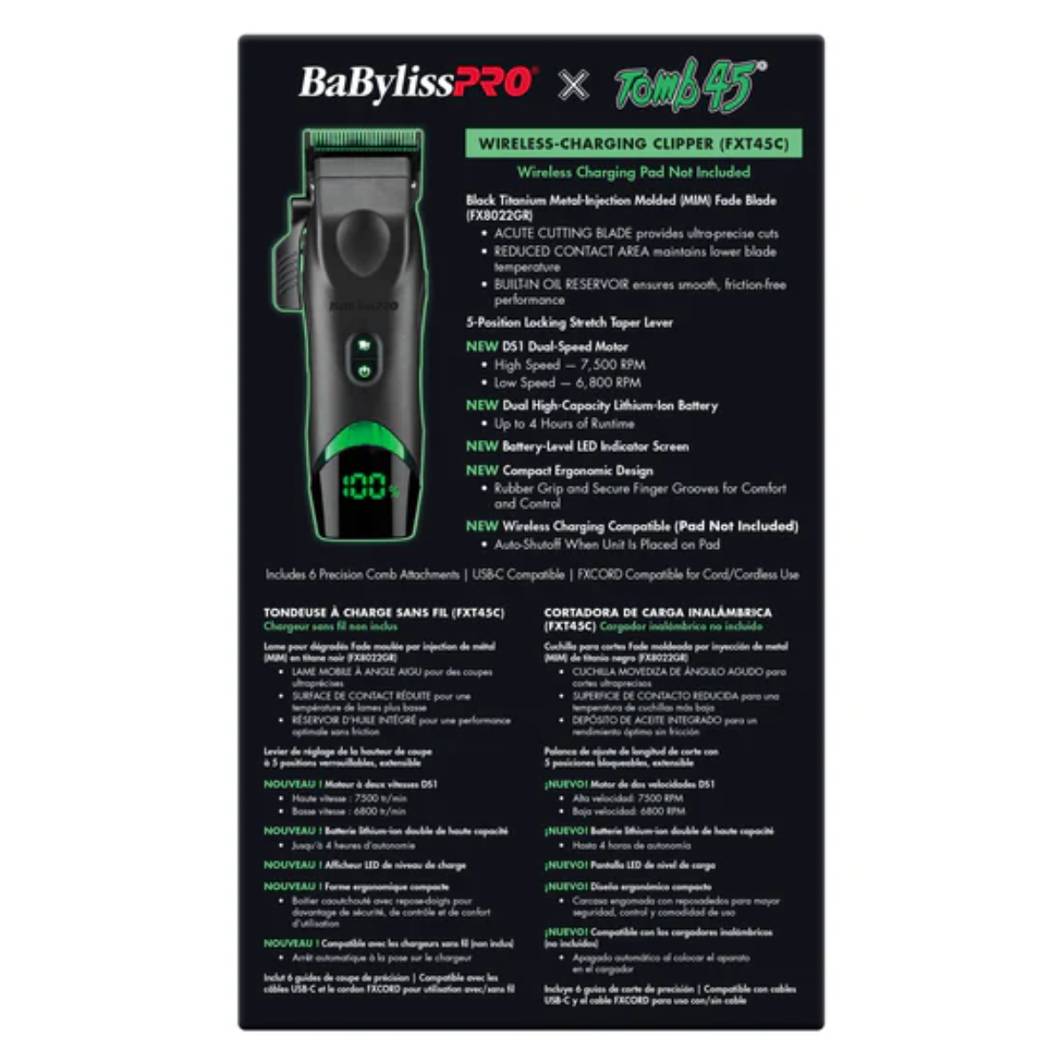 BabylissPRO x Tomb45 FX Clipper