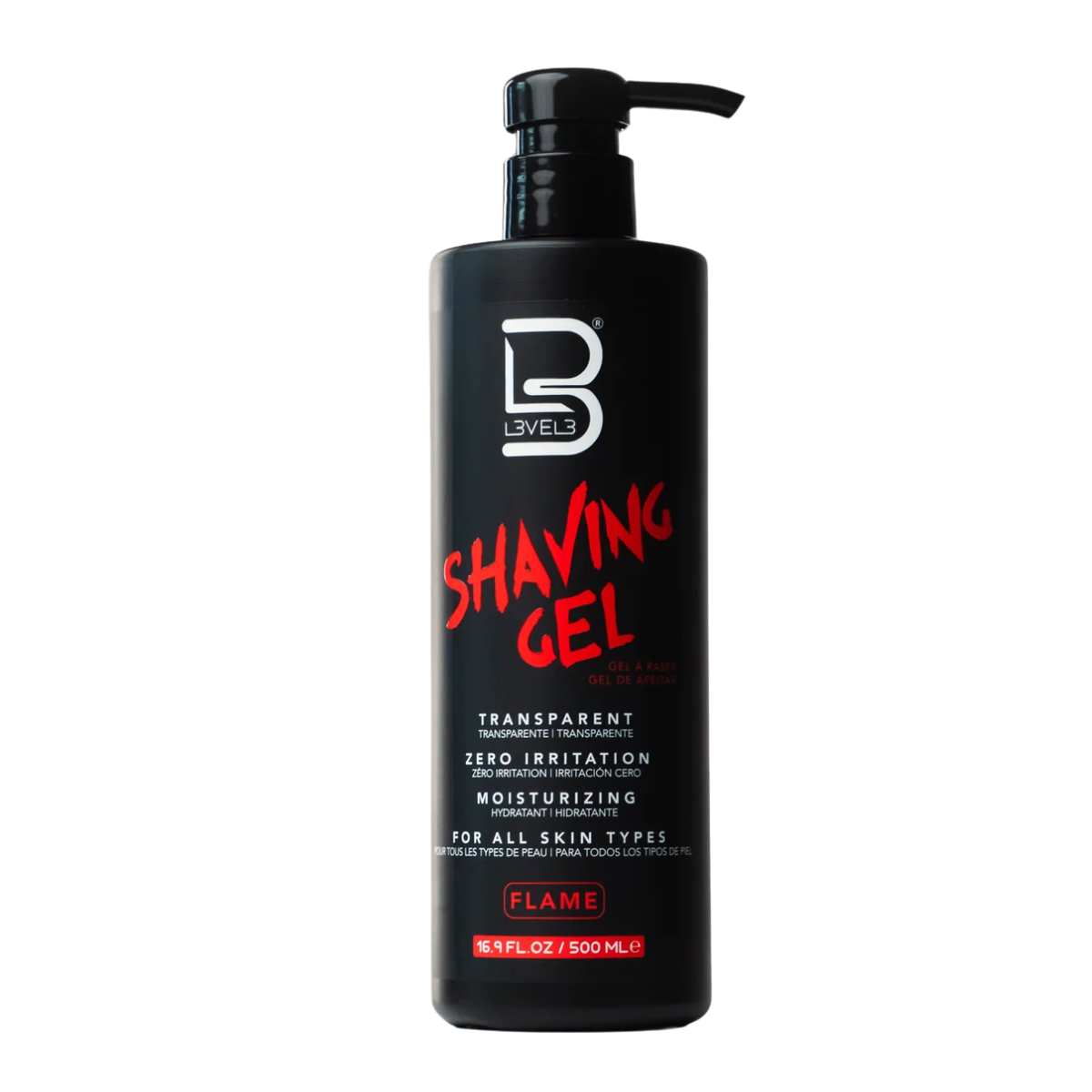 L3VEL3 Shaving Gel Flame - 500ml