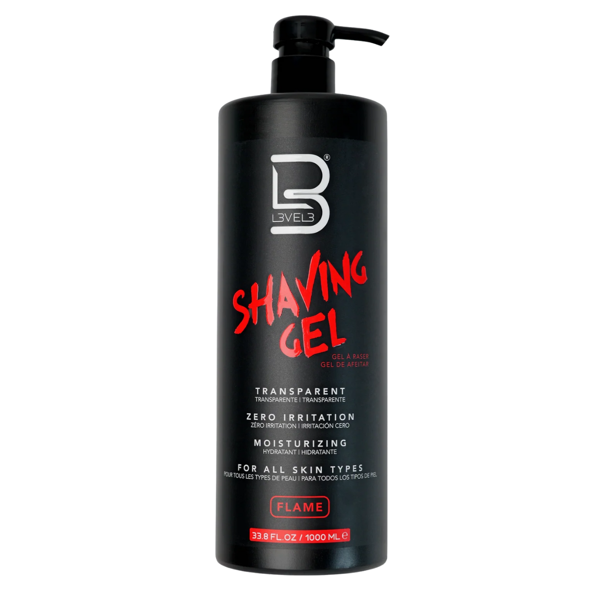 L3VEL3 Shaving Gel Flame - 1000ml