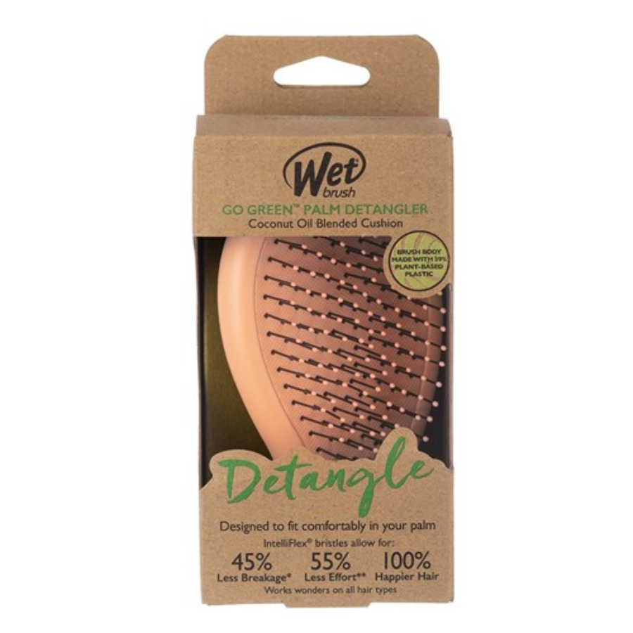 WetBrush Go Green Palm Detangler - Orange