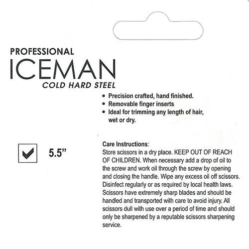 Iceman Retro 5.5 Hairdressing Scissors Blue