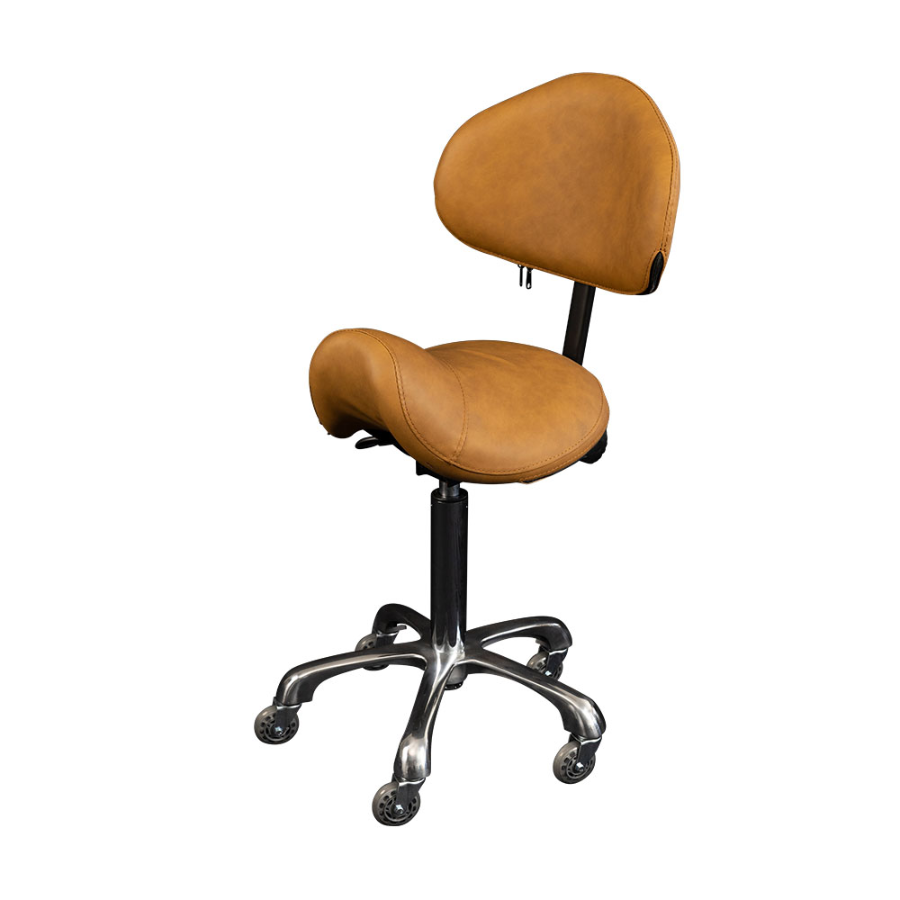 Karma Cradle Mountain Saddle Stool Tan