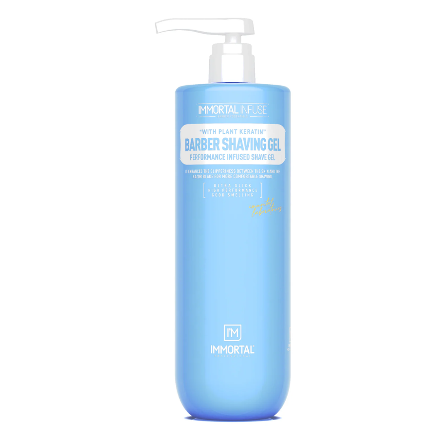 Immortal Infuse Barber Shaving Gel 1L - Clear