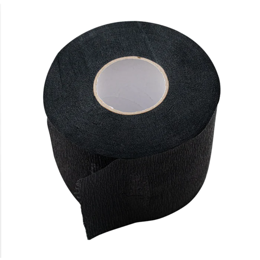 Bob Premium Self Adhesive Salon Neck Strips Black - 5 Rolls x 100 Sheets Per Roll