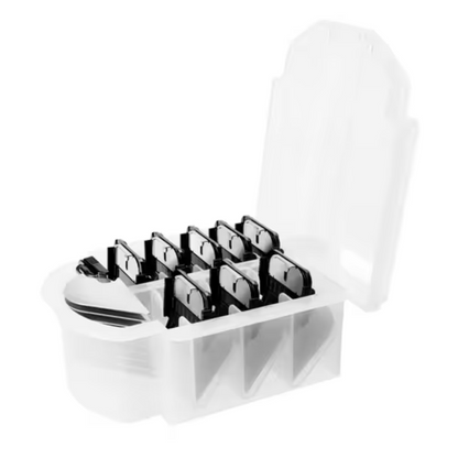 Heiniger Metal Attachment Combs (Set of 9) With Case