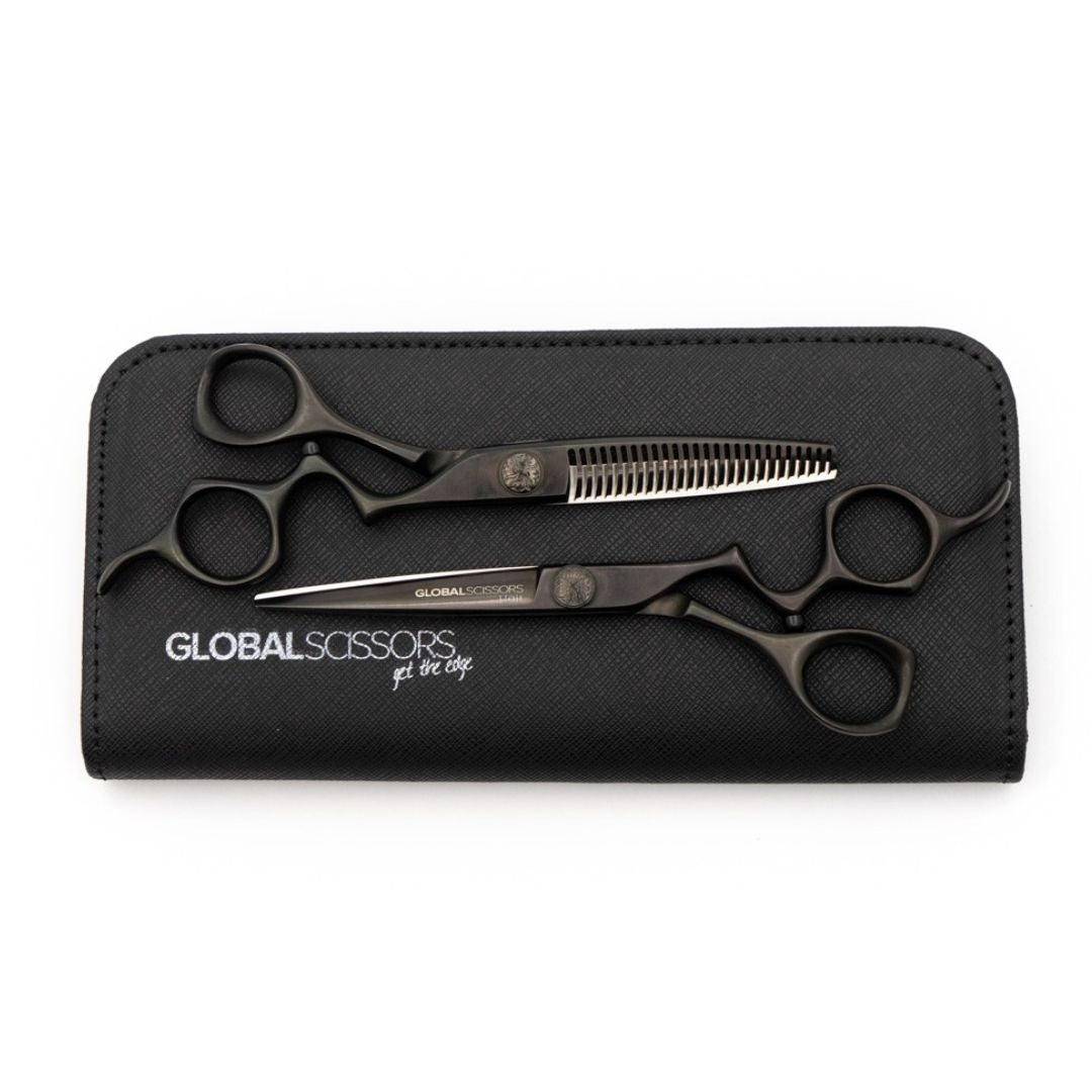 Global Scissors Raven Haircutting Scissors Set