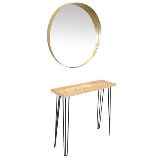 Nash Styling Station Bench And Mirror