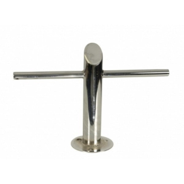 Cross Footrest - Chrome