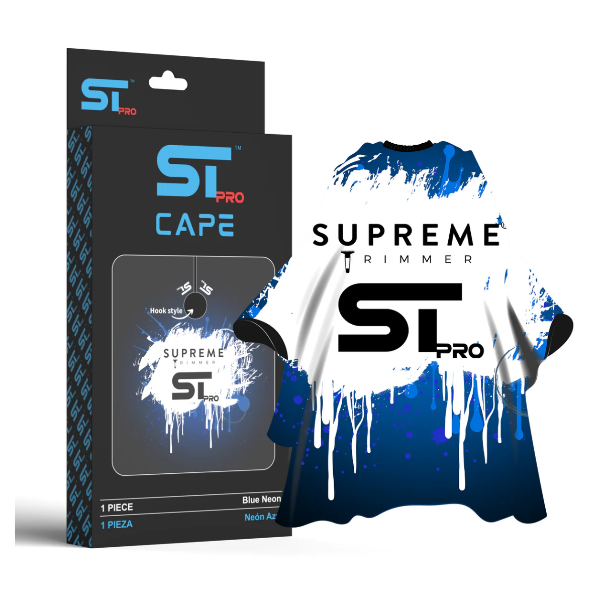 Supreme ST Premium Barber Cape - Blue Neon