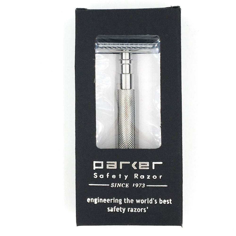 Parker 64s Safety Razor Stainless Steel Handle Closed Comb