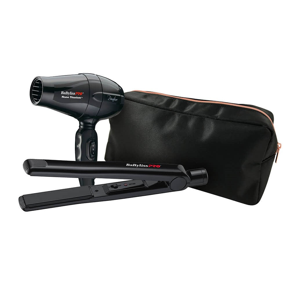 Babyliss hair dryer and straightener set hotsell