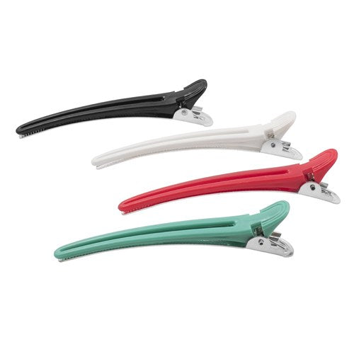 999 Long Nylon/aluminium Sectioning Clips 12pc - Assorted Colours