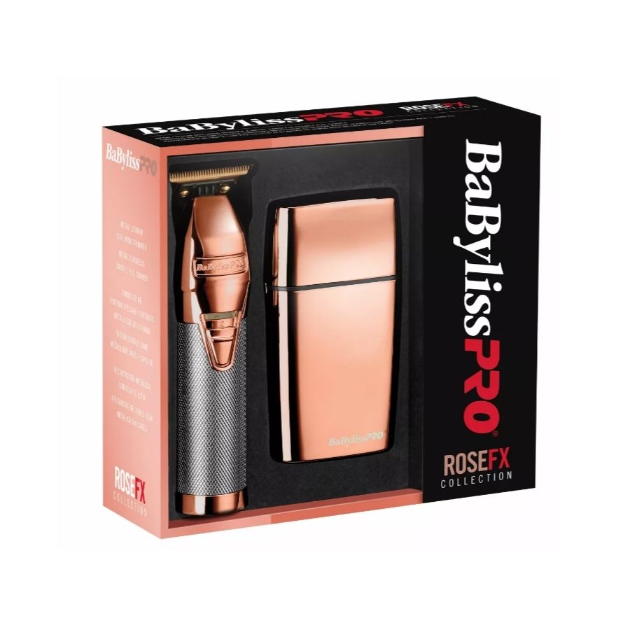 Babylisspro Duo Rose Gold Foil Shaver And Outliner Trimmer