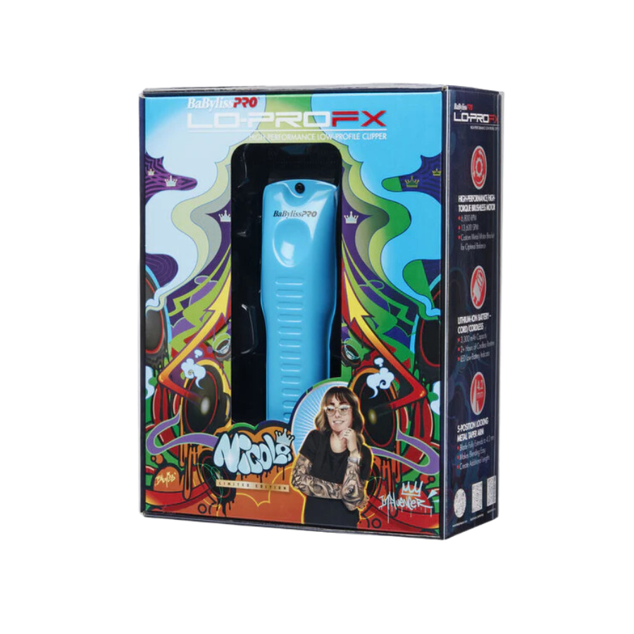 BaBylissPRO LoPRO FX Cordless Clipper - Limited Edition Influencer Collection - Nicole Renae