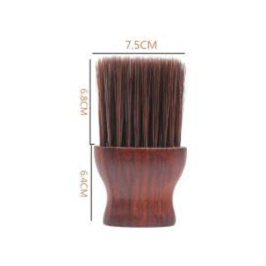 Barberco Wooden Neck Duster Brown - Sml