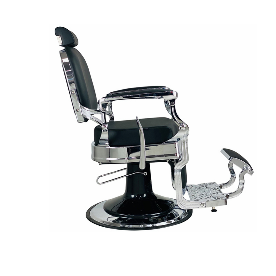 Havana Chrome Frame Black Upholstery