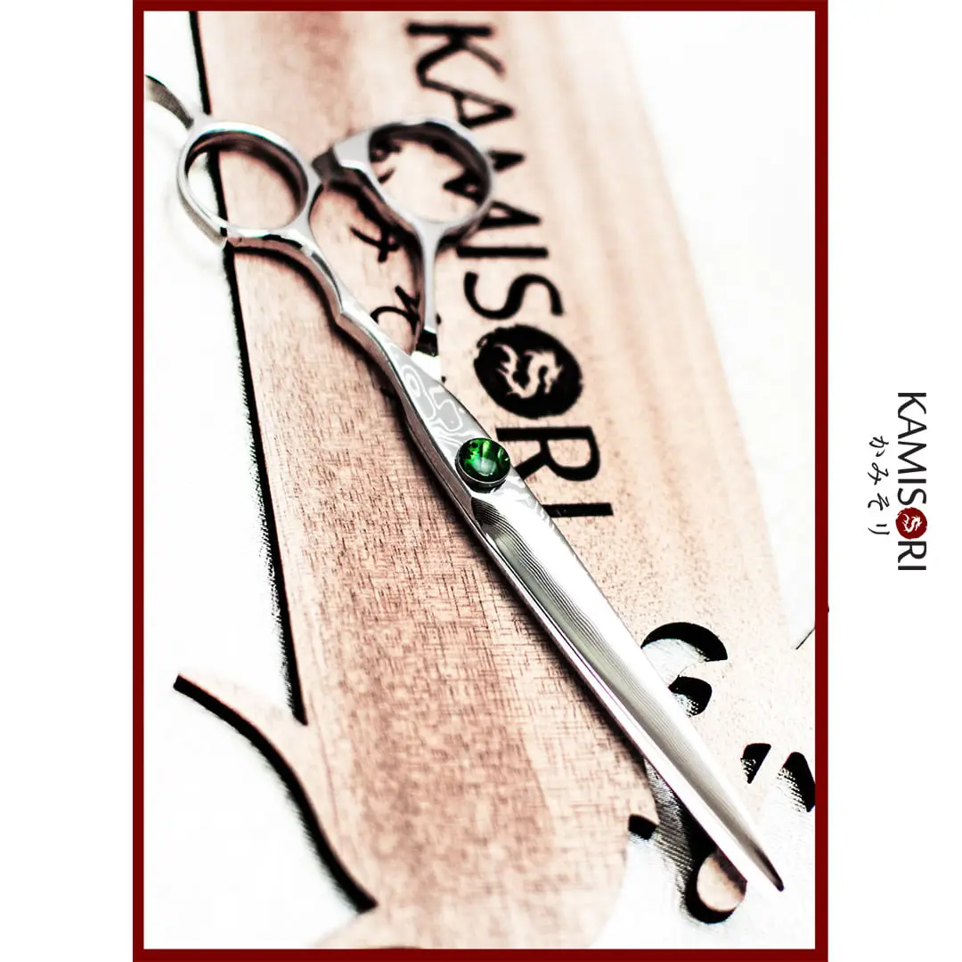 Kamisori Emerald Professional Haircutting Shears - 5.5L