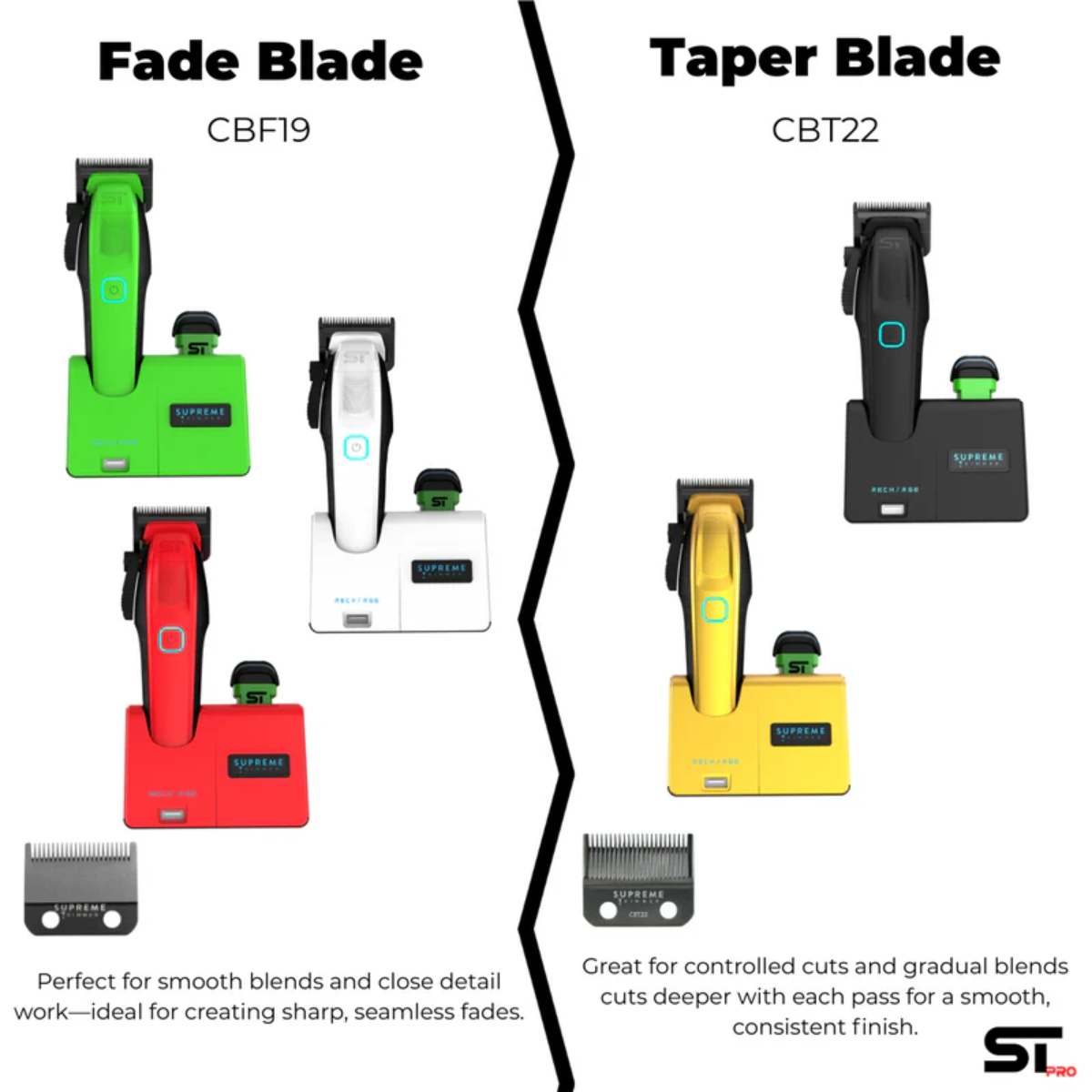 Supreme ST Recharge Clipper - White