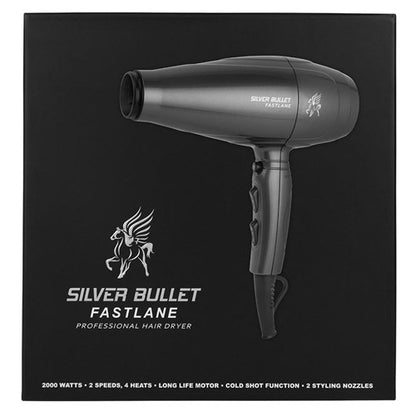 Silver Bullet Fastlane Hair Dryer - Charcoal