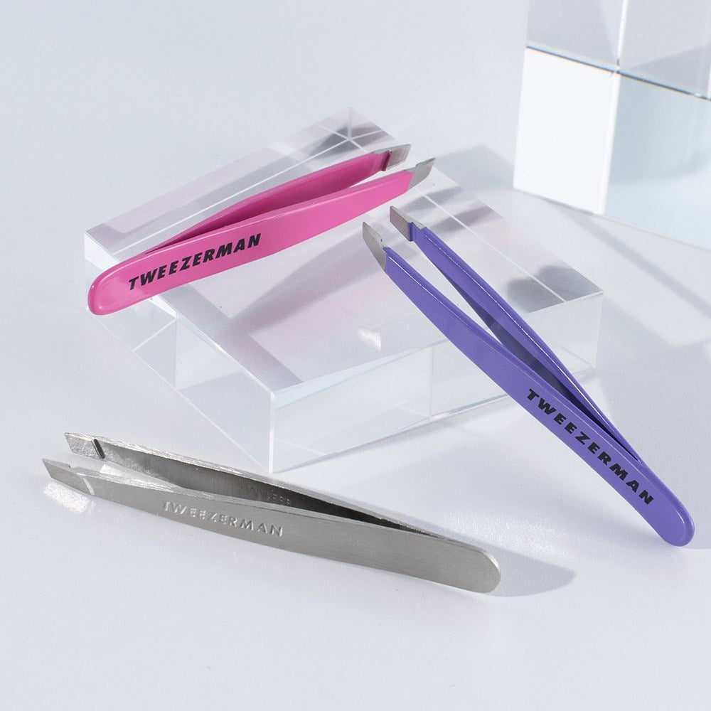 Tweezerman Mini Slant Tweezer - Lovely Lavender