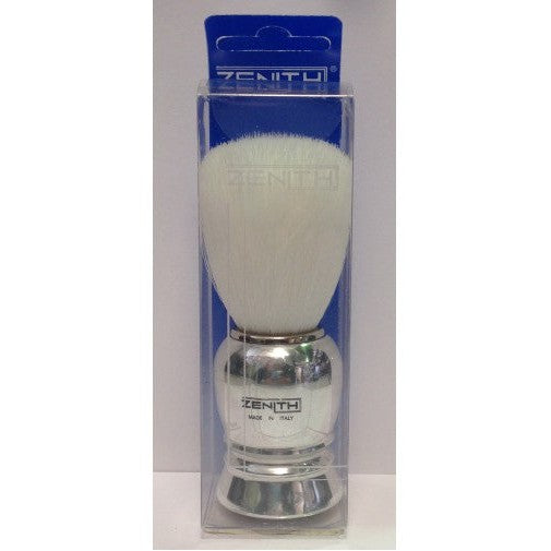Zenith Aluminium Handle Shave Brush - Vegan Synthetic Bristle