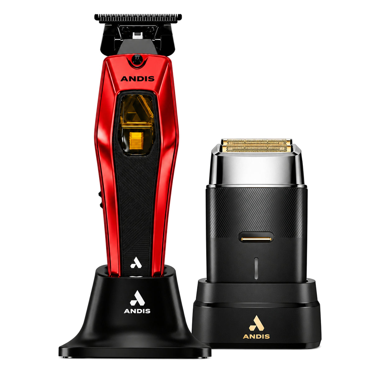 Andis Recon Trimmer Red Limited Edition + FREE TS-3 Shaver Bundle