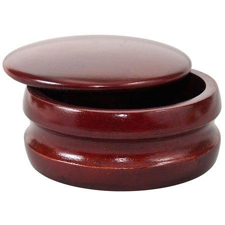 Genuine Dark Mango Wood Shaving Soap Bowl High Lustre Finish No.2