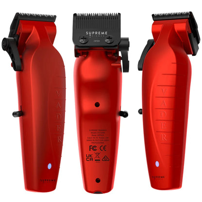 Supreme Vader Clipper & Trimmer Duo Kit – Red