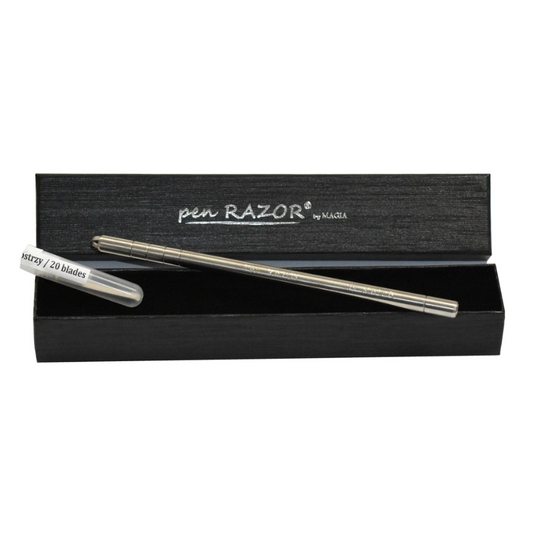 Magia Pen Razor - Set With Razor + 20 Blades + Blade Tool