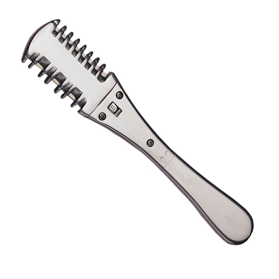 Eurostil Razor; Comb - Aluminium With Blade – BarberCo