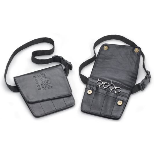 Kasho 12 Pocket Scissor Holster (Ka00008),Lge, Waist Belt, Soft Leather
