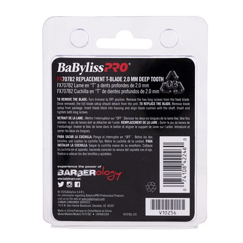 Babylisspro Pvd Coating Black Graphite Deep Tooth Trimmer Blade
