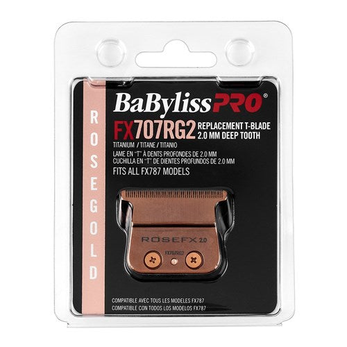 Babylisspro Rose Gold Adjustable Zero Gap Deep Tooth Trimmer Blade