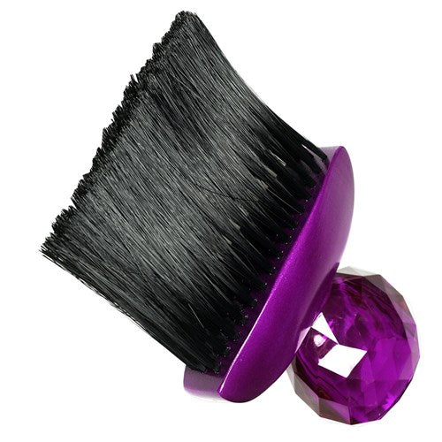 Silver Bullet Nylon Bristle Neck Brush - Purple Gem Handle