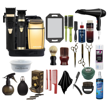 Ultimate Barber Case - BaBylissPRO Black & Gold