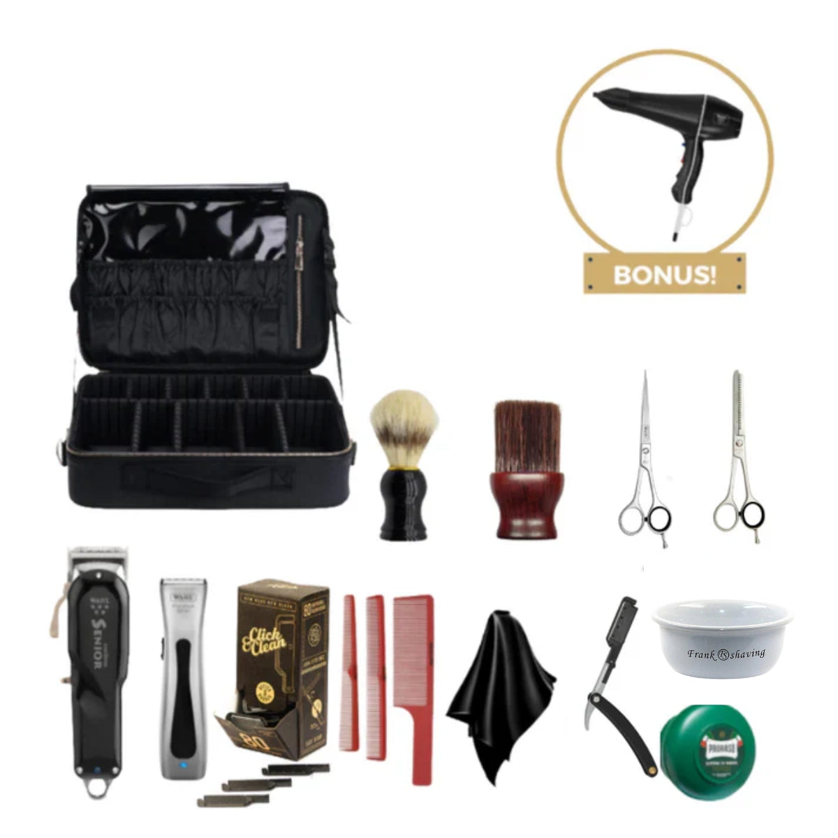 Professional Haircutting Case - Wahl Senior Clipper