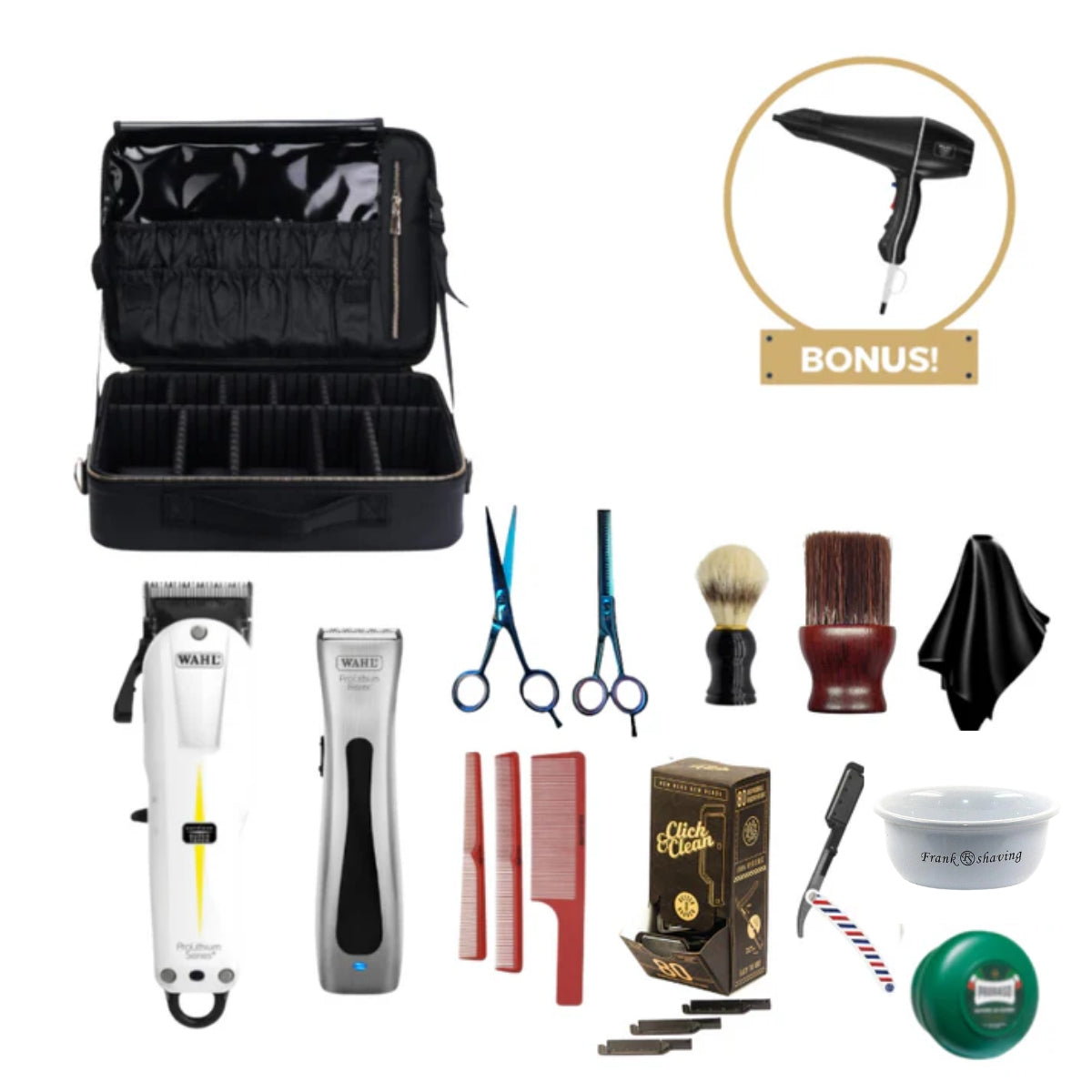 Professional Haircutting Case - Wahl Super Taper Clipper