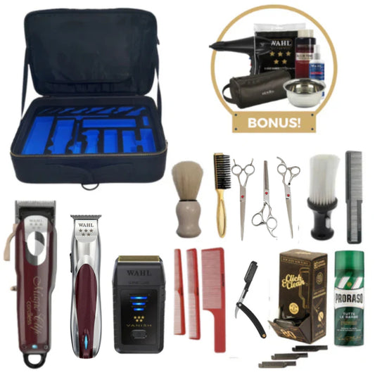 Barberco Platinum Barbering Kit - Wahl Magic Clipper & A-Lign Trimmer