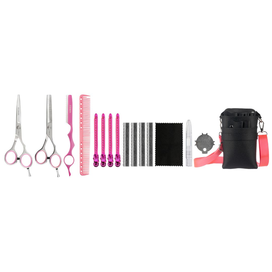 Iceman Star Slayer Scissor Kit - Pink