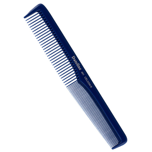 Dateline Professional Blue Celcon Styling Comb 7 401 Tapered