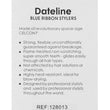 Dateline Professional Blue Celcon Tapered Barber Comb 406