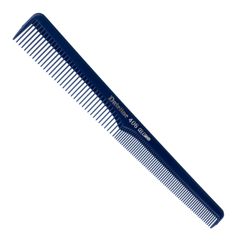 Celcon Comb Dateline Professional Blue Celcon Tapered Barber Comb 406 – BarberCo