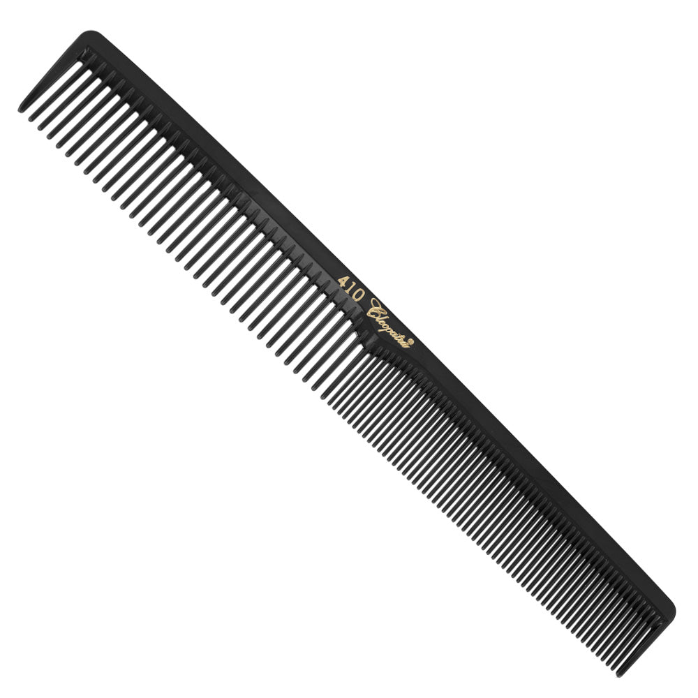 Krest Cleopatra Flat Square Cutting Comb 410 - Black